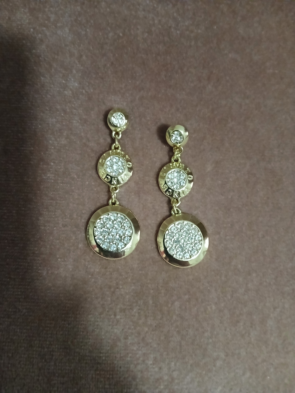 Gold-Tone Crystal Drop Earrings - Stella & Dot